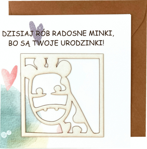 Kartka okolicznościowa urodzinowa 5904708795525 Kartka okolicznościowa urodzinowa 5904708795525