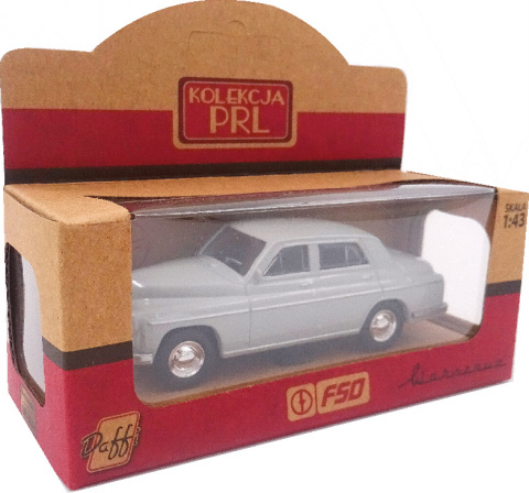 PRL WARSZAWA 223 szary opakowanie papier