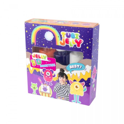 Zestaw Tubi Jelly 3 kolory - Potworki Zestaw Tubi Jelly 3 kolory - Potworki