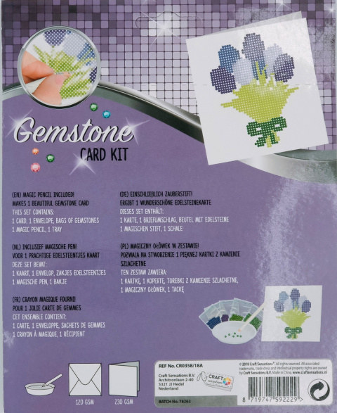Zestaw kreatywny dżety Gemstone card
