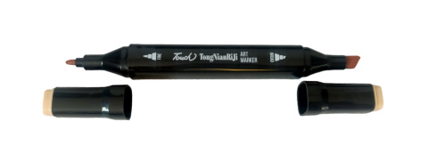 Flamastry dwustronne z numerkami 30 szt w torbie