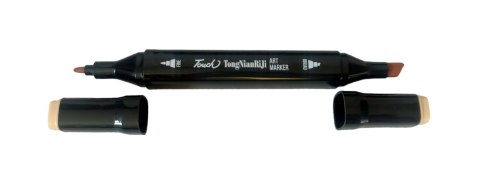 Flamastry dwustronne z numerkami 60 szt w torbie