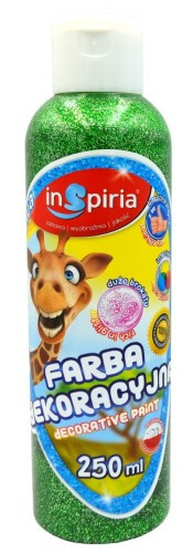 INSPIRIA FARBA DEKORACYJNA 250ML 8625 BROKAT ZIELONA