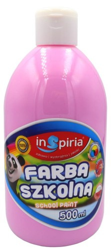 INSPIRIA FARBA SZKOLNA 500ML 8137 RÓŻOWA