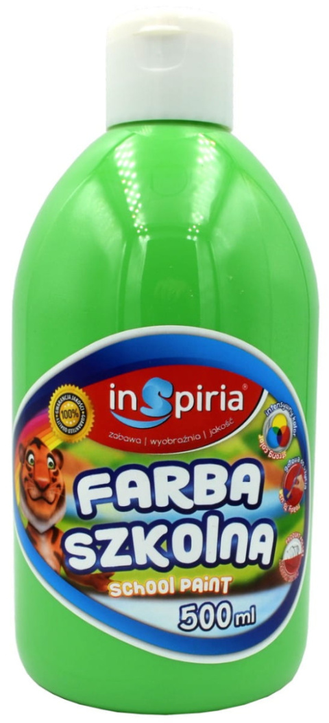 INSPIRIA FARBA SZKOLNA 500ML 8298 ZIELONA