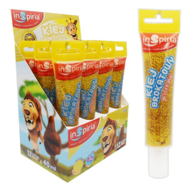 INSPIRIA KLEJ BROKATOWY 40 ML 7512 - ZŁOTY