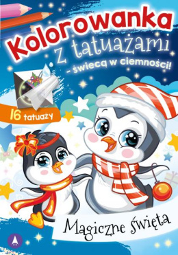 Kolorowanka z tatuażami – świecą w ciemności! Magiczne święta