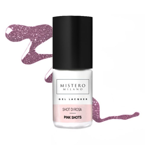 Lakier hybrydowy pink shots Różowy 1485