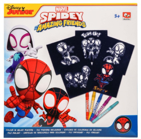 Spidey malowanka welurowa