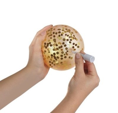 Bańkopilka Olbrzymia brokatowa piłka 100cm