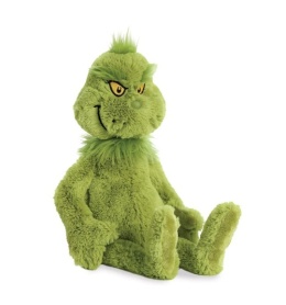 Grinch, maskotka pluszowy klasyczny zielony Grinch, 45 cm, plusz wysokiej jakości, oryginalny pluszak na licencji