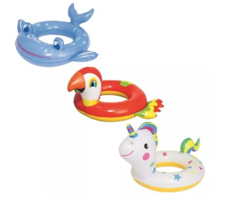 Kółko nadmuchiwane "Animal Shaped", 3wzory zwierzątek