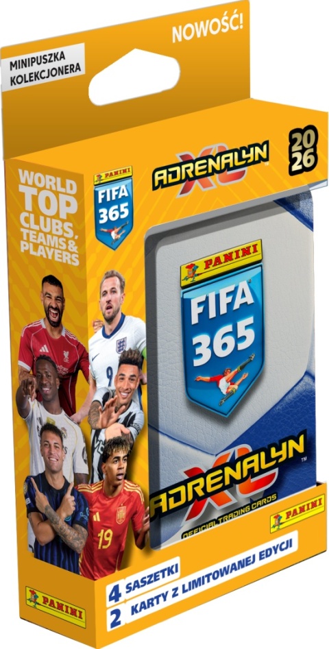 PANINI FIFA ADRENALYN XL 2026 MINI PUSZKA KOLEKCJONERSKA