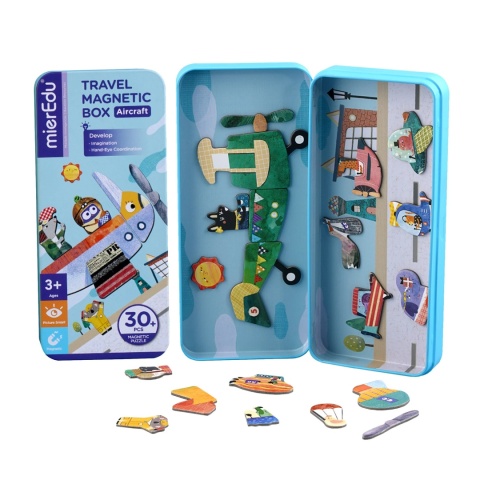 Podróżne puzzle magnetyczne - Samoloty