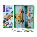 Podróżne puzzle magnetyczne - Samochody