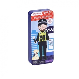 Podróżne puzzle magnetyczne - Policjant