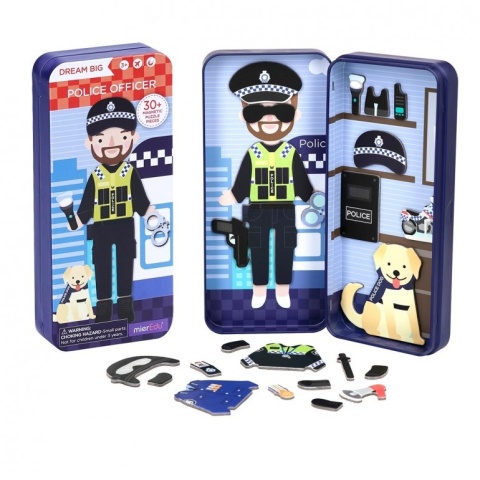 Podróżne puzzle magnetyczne - Policjant