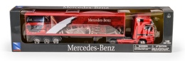 TRUCK 1:43 MAN - NACZEPA SS-15013G czerwony