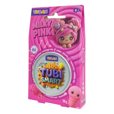 TUBI SMART PLASTELINA - MILKY PINK 50 g