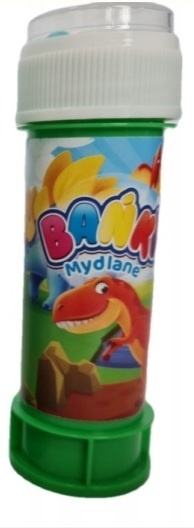 Bańki mydlane dinozaury 60 ml 12 szt display