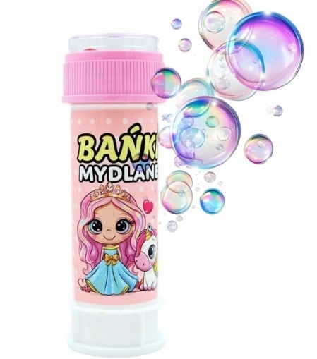 Bańki mydlane dziewczynka 60 ml 1 szt