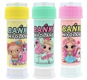 Bańki mydlane dziewczynka 60 ml 12 szt display