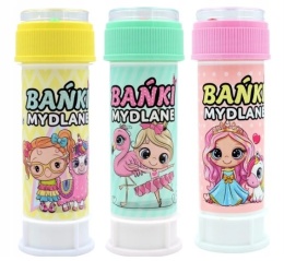 Bańki mydlane dziewczynka 60 ml 12 szt display