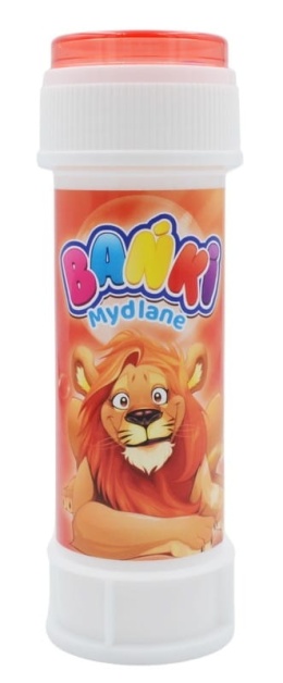 Bańki mydlane zwierzęta 60 ml 12 szt display