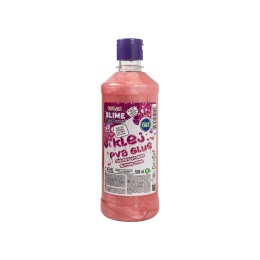 KLEJ PVA BROKATOWY - RÓŻOWY 500 ml