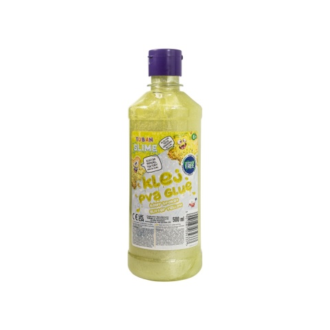 KLEJ PVA BROKATOWY - ŻÓŁTY 500 ml