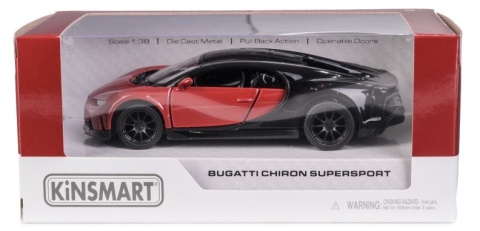 KT 5" Bugatti Chiron Supersport /red 1:38