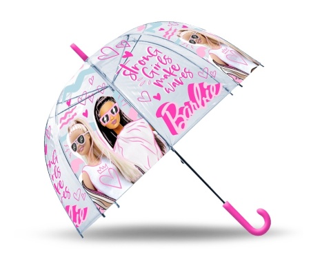 Parasolka Barbie przezroczysta