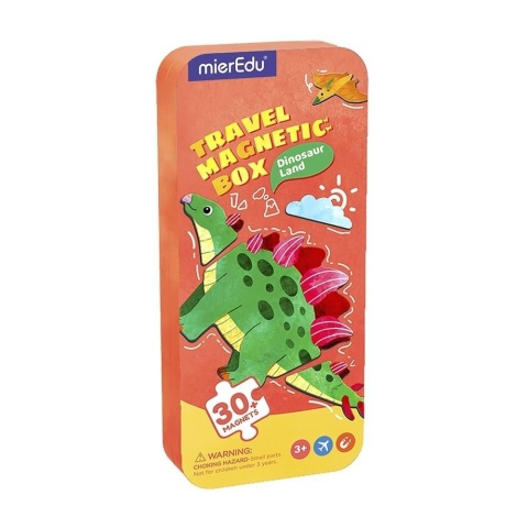 Podróżne puzzle magnetyczne - Kraina dinozaurów