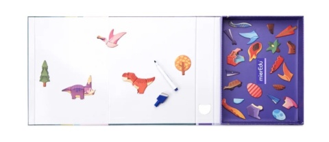 Puzzle magnetyczne Art Case - Świat dinozaurów