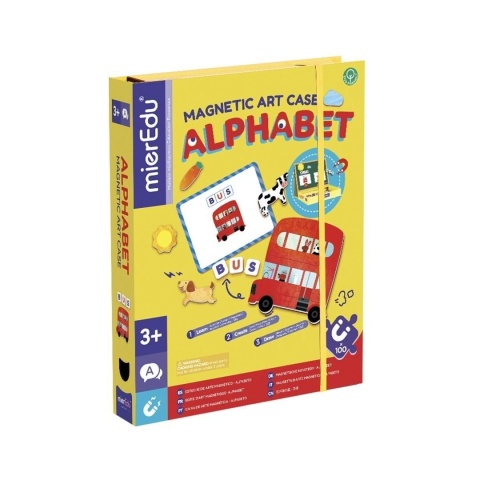 Puzzle magnetyczne Art Case - Alfabet