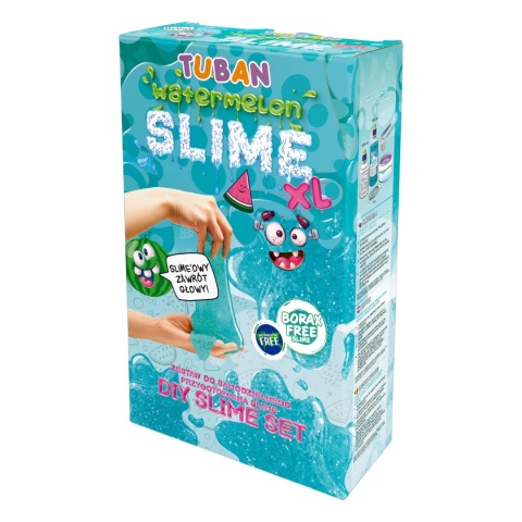 ZESTAW - DIY TUBAN SLIME - ARBUZ XL
