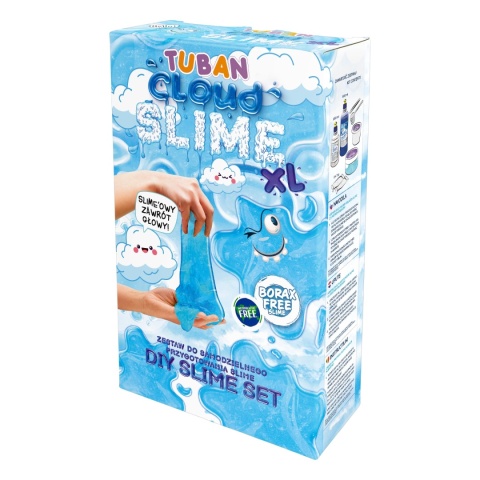 ZESTAW - DIY TUBAN SLIME - CHMURKA XL