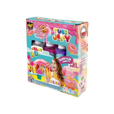 Zestaw Tubi Jelly 3 kolory - Słodycze