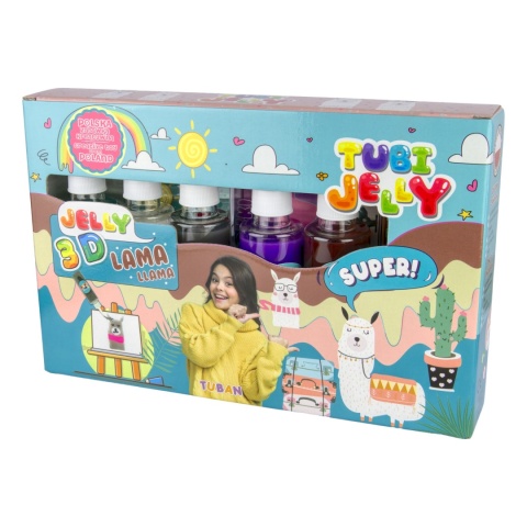 Zestaw Tubi Jelly 6 kolorów - Lama